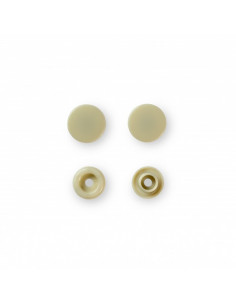 Boutons pression sans couture « Color Snaps », rond, 12,4mm, beige 2