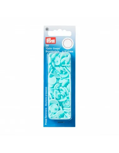 Boutons pression Color Snaps Prym, turquoise | Zephyr Tissus