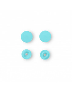 Boutons pression sans couture « Color Snaps », rond, 12,4mm, turquoise clair 2