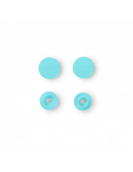 Boutons pression Color Snaps Prym, turquoise | Zephyr Tissus
