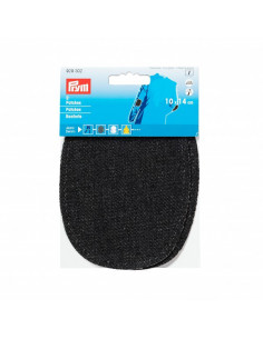 Renforts jean, thermocollants, 10 x 14cm, noir