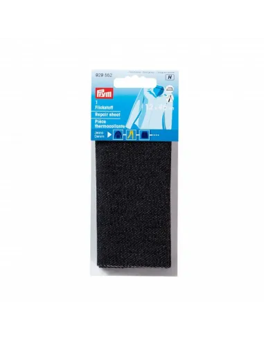 Pièce thermocollante Prym, noir, 12x45 cm | Zephyr Tissus