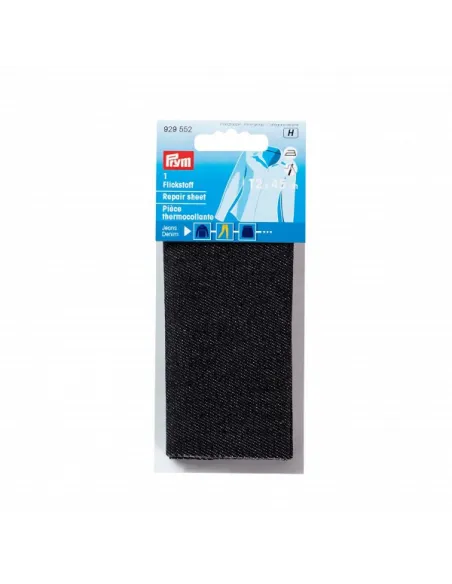 Pièce thermocollante Prym, noir, 12x45 cm | Zephyr Tissus