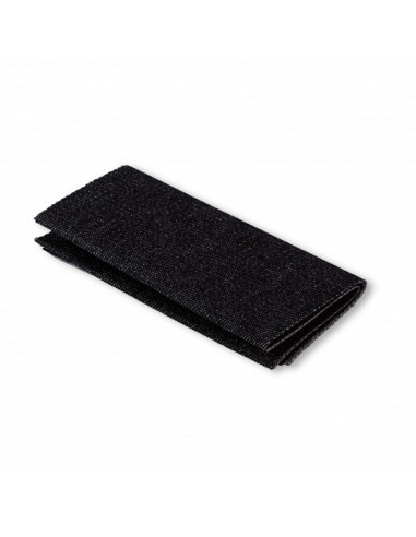 Pièce thermocollante, jean, 12 x 45cm, noir