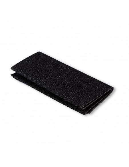 Pièce thermocollante, jean, 12 x 45cm, noir
