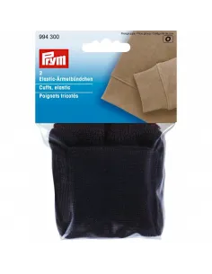 Poignets tricotés Prym Noir 100% Polyester | Zephyr Tissus