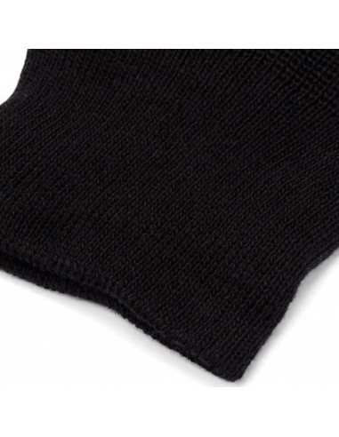 Poignets tricotés, noir