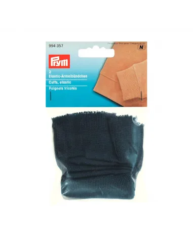 Poignets tricotés Prym, bleu marine | Zephyr Tissus