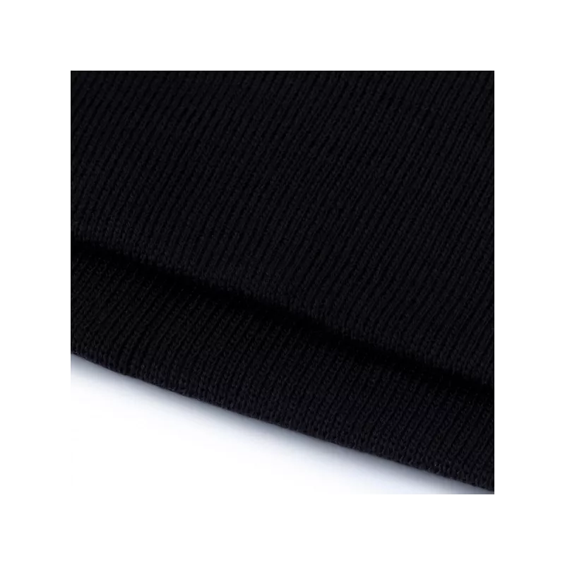 Bordure-ceinture tricotée, noir