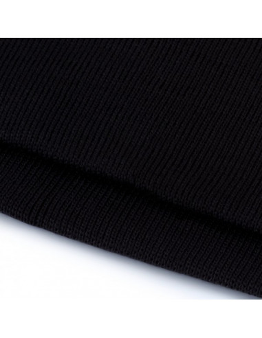 Bordure-ceinture tricotée, noir