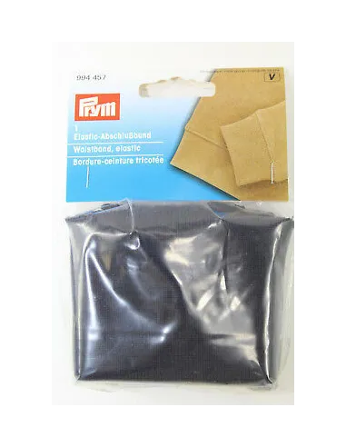Bordure-ceinture tricotée Prym bleu marine | Zephyr Tissus