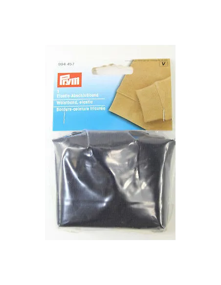 Bordure-ceinture tricotée Prym bleu marine | Zephyr Tissus