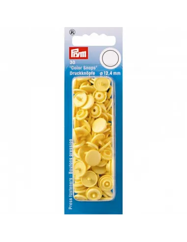 Boutons pression Color Snaps Prym banane | Zephyr Tissus
