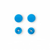 Boutons pression sans couture « Color Snaps », rond, 12,4mm, bleu acier