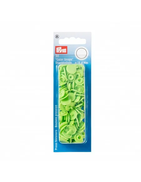 Boutons pression Color Snaps, Prym, Pomme | Zephyr Tissus