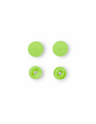 Boutons pression sans couture « Color Snaps », rond, 12,4mm, pomme