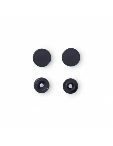 Boutons pression Color Snaps bleu marine | Zephyr Tissus