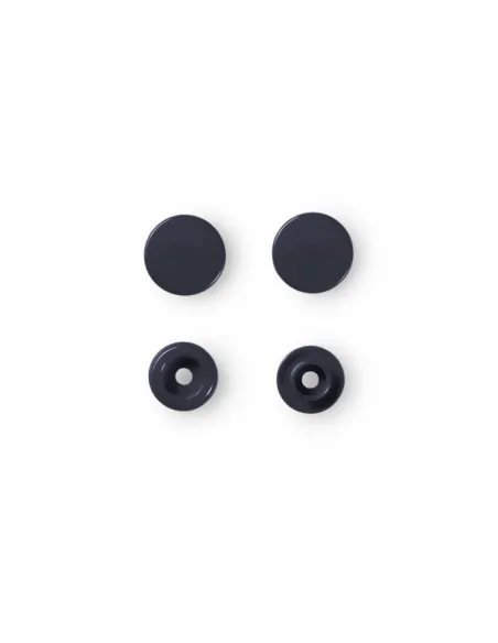 Boutons pression Color Snaps bleu marine | Zephyr Tissus