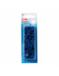 Boutons pression sans couture « Color Snaps », rond, 12,4mm, bleu
