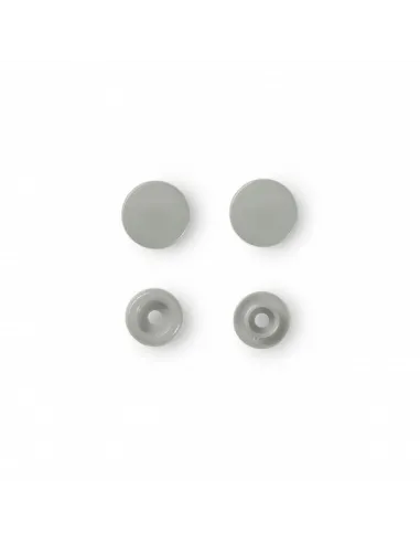 Boutons pression « Color Snaps », Prym, Gris | Zephyr Tissus