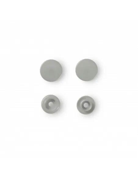 Boutons pression « Color Snaps », Prym, Gris | Zephyr Tissus