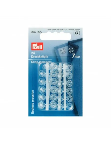 Boutons pression à coudre Prym 7 mm | Zephyr Tissus