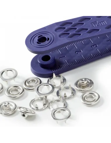 Bouton pression Jersey Prym 10 mm argenté | Zephyr Tissus