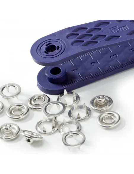 Bouton pression Jersey Prym 10 mm argenté | Zephyr Tissus