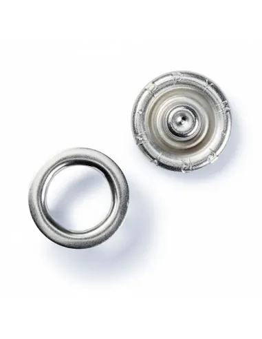 Bouton pression Jersey Prym 10 mm argenté | Zephyr Tissus