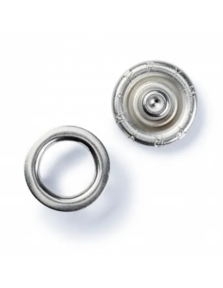 Bouton pression Jersey Prym 10 mm argenté | Zephyr Tissus