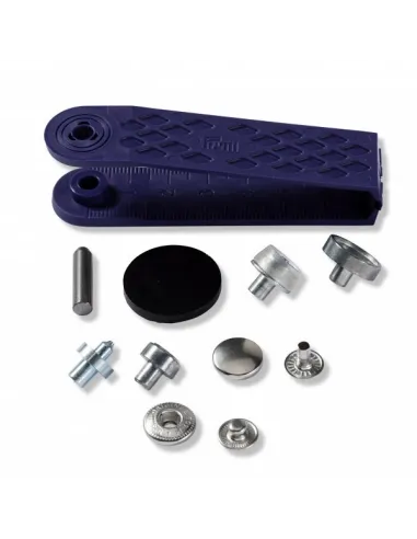 Bouton pression Anorak Prym 12 mm argenté | Zephyr Tissus