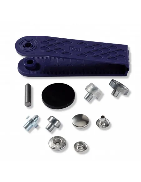 Bouton pression Anorak Prym 12 mm argenté | Zephyr Tissus