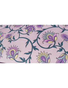 Jersey coton fleuri brille au soleil 2