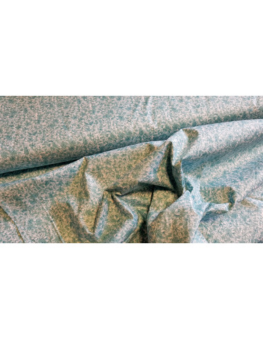 Popeline coton fleuri