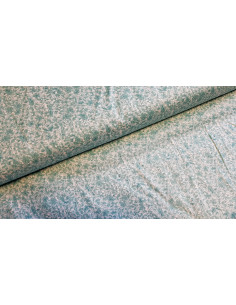 Popeline coton fleuri