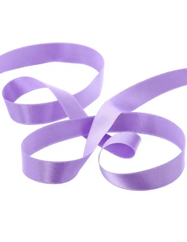 Ruban satin, 16mm, lilas