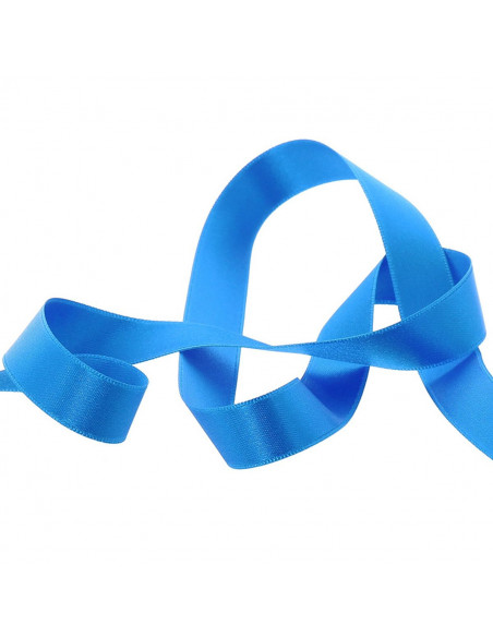 Ruban satin, 10mm, bleu ciel