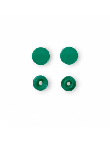 Boutons pression sans couture « Color Snaps », rond, 12,4mm, vert tendre