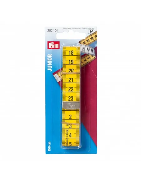 Centimètre ruban Prym Junior 150 cm jaune | Zephyr Tissus