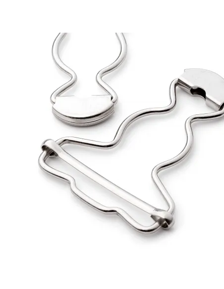 Boucles pour salopettes Prym 35 mm argentées | Zephyr Tissus