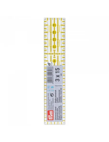 Règle universelle Prym Omnigrid 3 x 15 cm | Zephyr Tissus