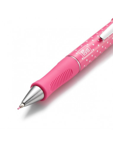 Stylo à mines Prym Love avec 2 mines en fuchsia