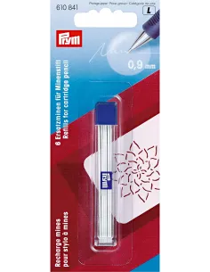 Recharges stylo à mines Prym Ø 0,9 mm blanc | Zephyr Tissus
