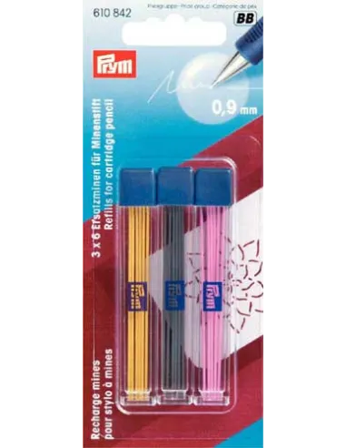 Recharges stylo à mines Prym Ø 0,9 mm | Zephyr Tissus