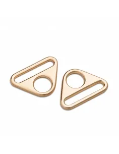 Anneau triangulaire Prym Or 30 mm | Zephyr Tissus 2