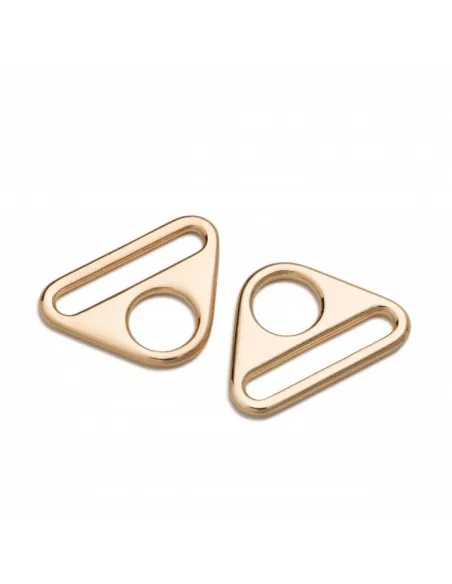 Anneau triangulaire Prym Or 30 mm | Zephyr Tissus
