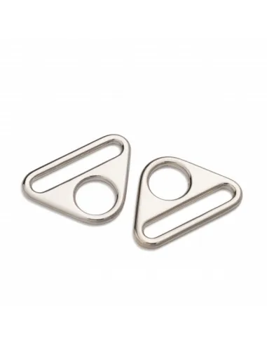 Anneaux triangulaires Prym 30 mm argent | Zephyr Tissus