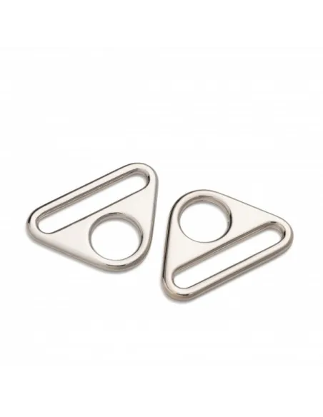 Anneaux triangulaires Prym 30 mm argent | Zephyr Tissus