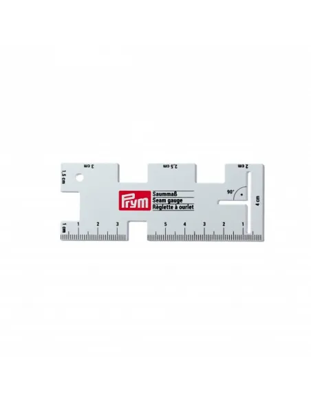 Règle à ourlets Prym en aluminium | Zephyr Tissus