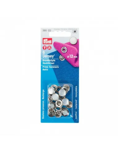Boutons pression Jersey Prym 12 mm | Zephyr Tissus
